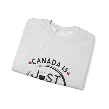 Canada Is Not Nasty Crewneck Sweatshirt - A Cozy Statement Piece for Proud Canadians