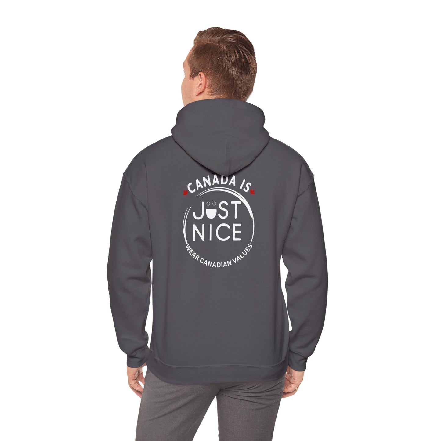 Canada Is Just Nice Hooded Sweatshirt | Unisex Cozy Pullover