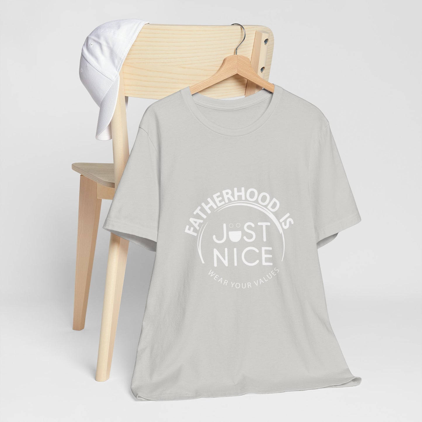 Unisex Jersey Short Sleeve Tee - Present Dad Shirt, Father's Day Gift, Casual Wear, Family T-Shirt, Dad Life Apparel