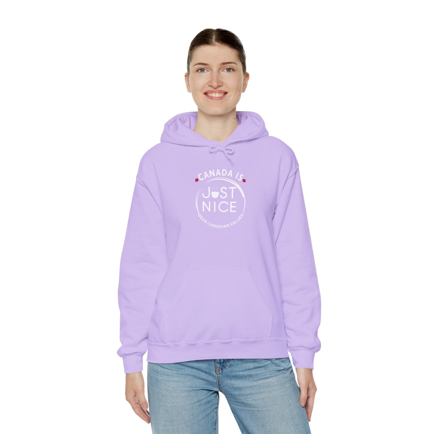 Canada Is Just Nice Hooded Sweatshirt | Unisex Cozy Pullover
