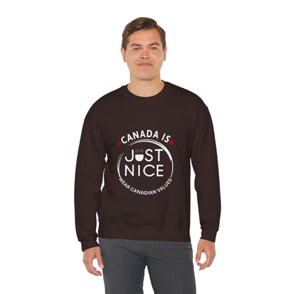 Canada Inspired Unisex Crewneck Sweatshirt - Cozy Fall Style