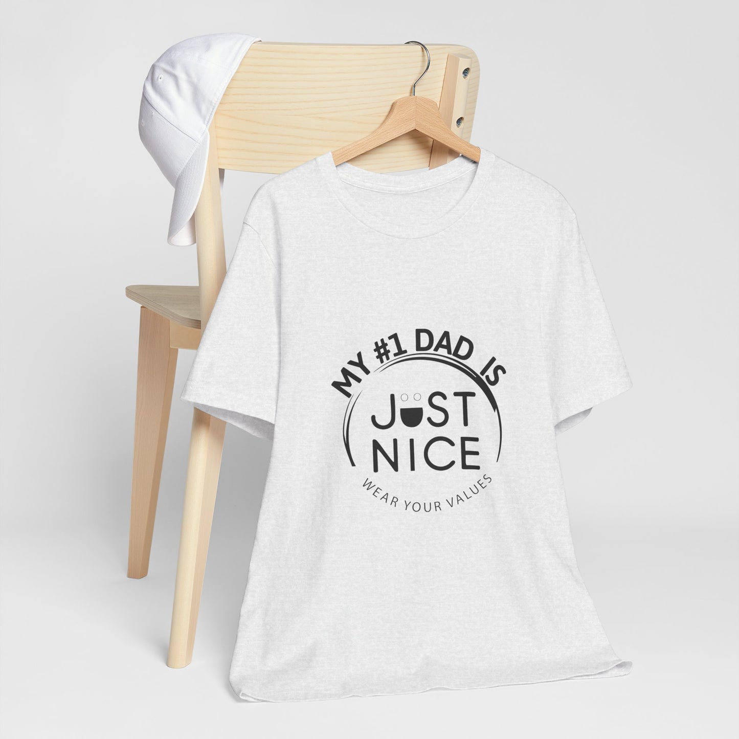 Unisex Jersey Short Sleeve Tee - Present Dad Shirt, Father's Day Gift, Casual Wear, Family T-Shirt, Dad Life Apparel