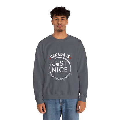 Canada Inspired Unisex Crewneck Sweatshirt - Cozy Fall Style