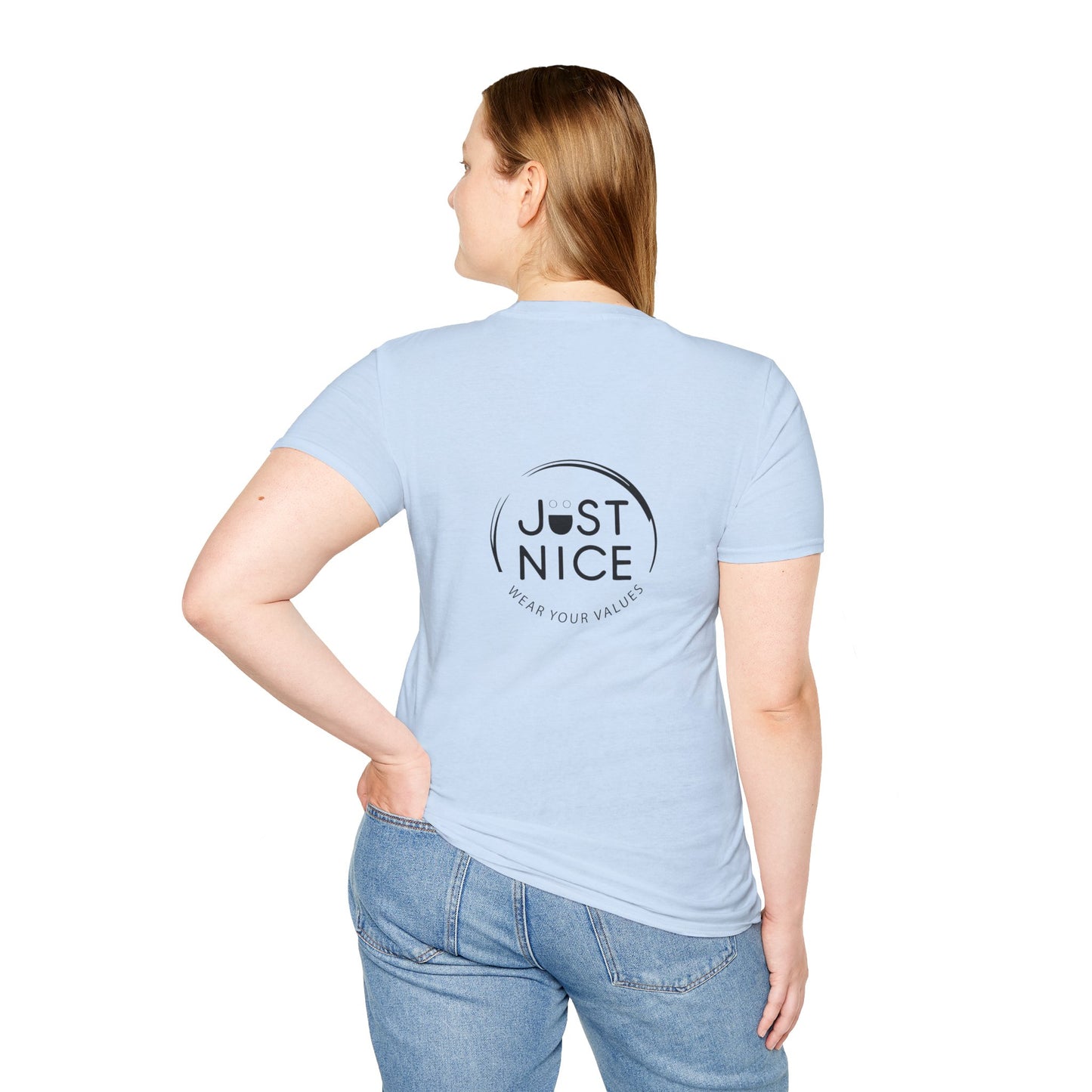 Unisex Softstyle T-Shirt - "Canada is Just Nice" Maple Leaf Design