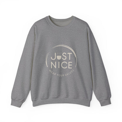 Canada Is Just Nice Crewneck Sweatshirt - Cozy Unisex Sweater for Home & Outdoor