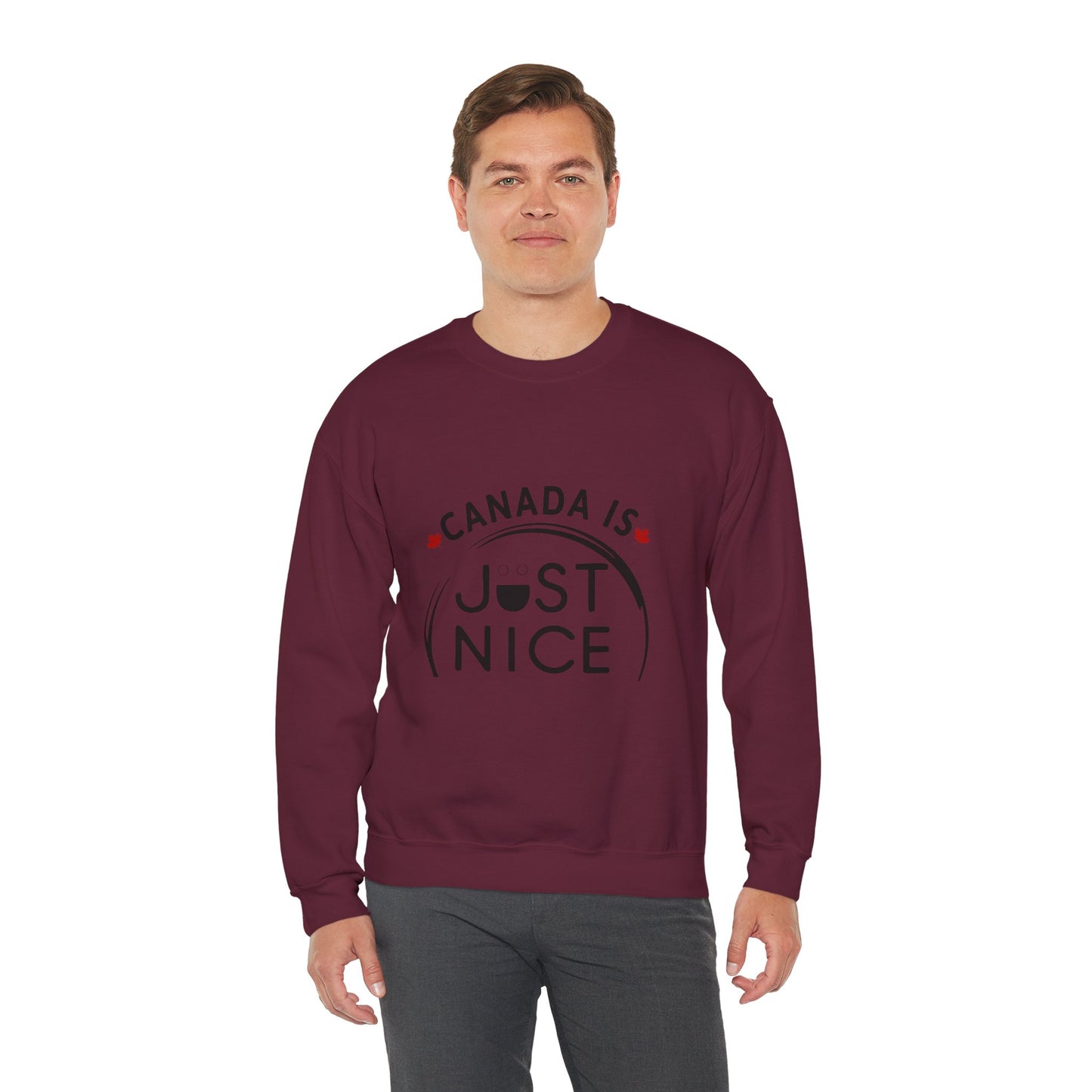 Canada Is Not Nasty Crewneck Sweatshirt - A Cozy Statement Piece for Proud Canadians