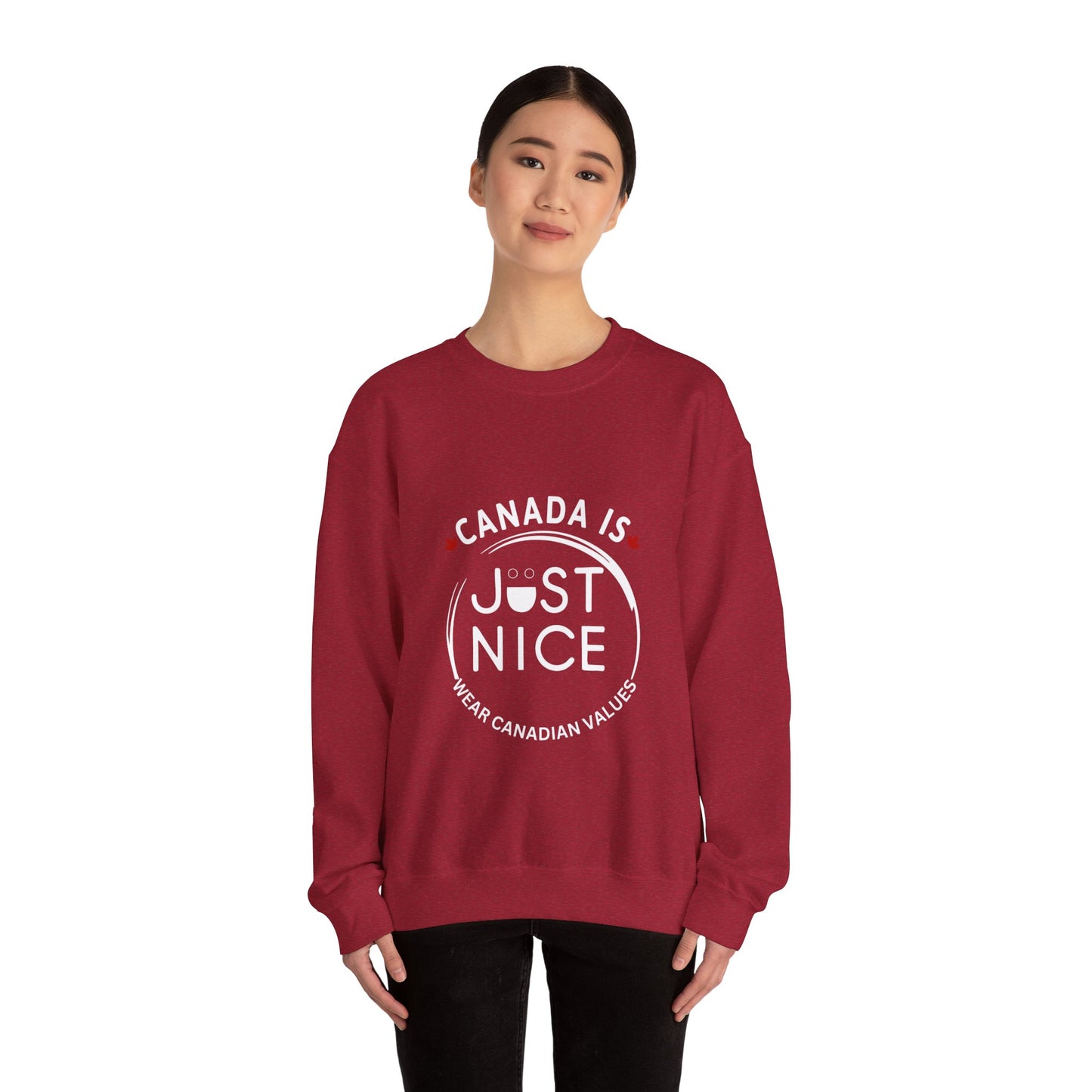 Canada Inspired Unisex Crewneck Sweatshirt - Cozy Fall Style