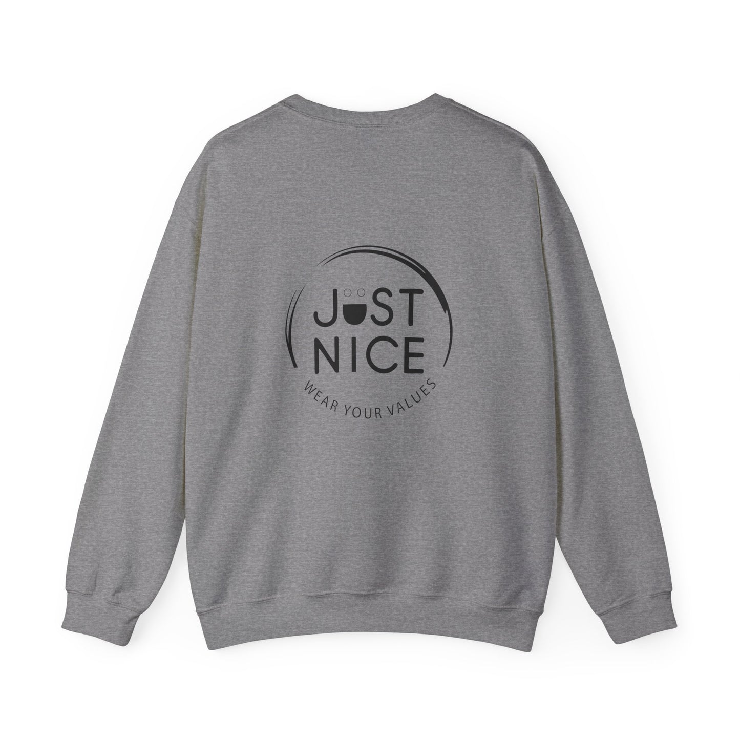 Canada Is Just Nice Crewneck Sweatshirt - Cozy Unisex Sweater for Home & Outdoor