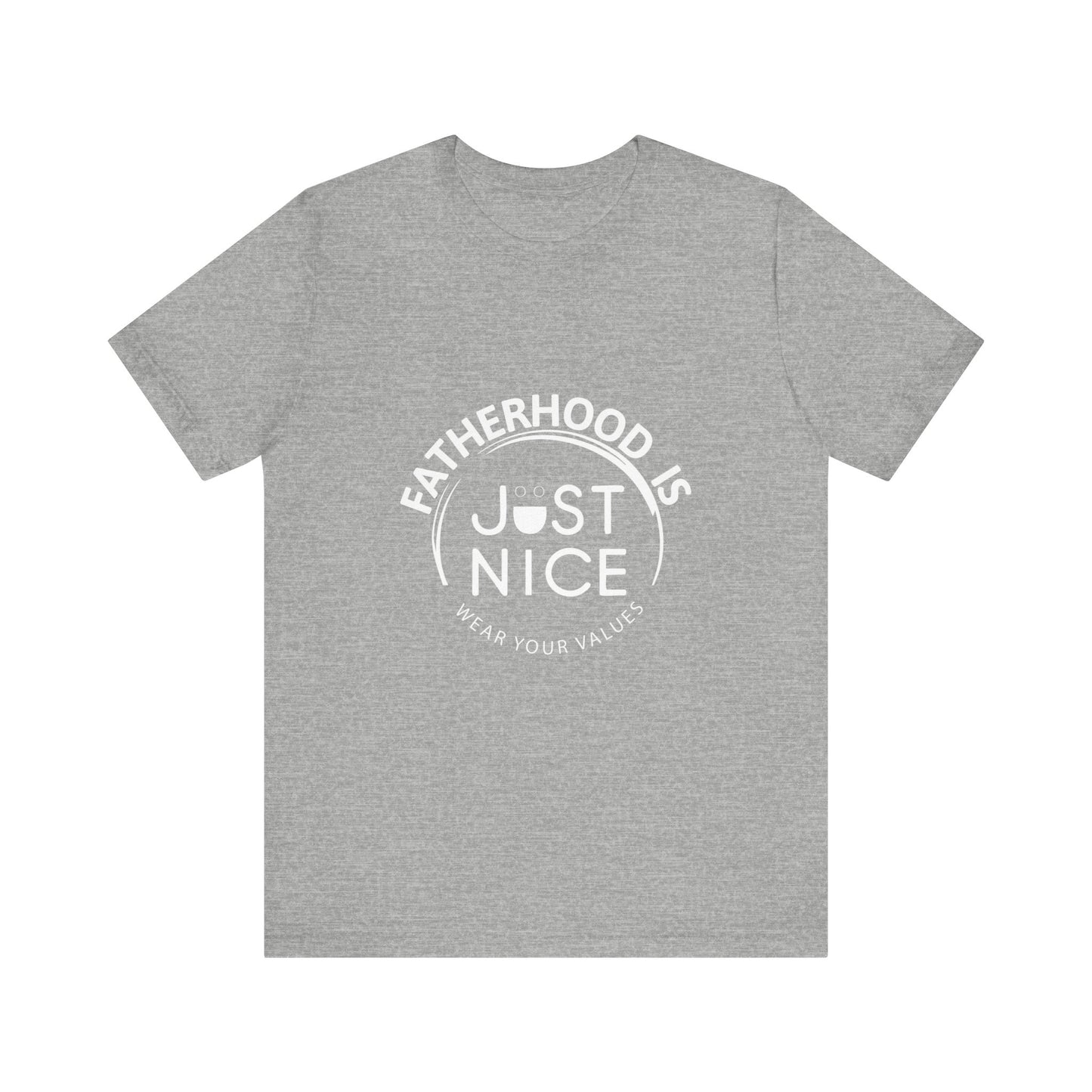 Unisex Jersey Short Sleeve Tee - Present Dad Shirt, Father's Day Gift, Casual Wear, Family T-Shirt, Dad Life Apparel