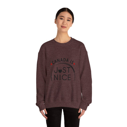 Canada Is Not Nasty Crewneck Sweatshirt - A Cozy Statement Piece for Proud Canadians