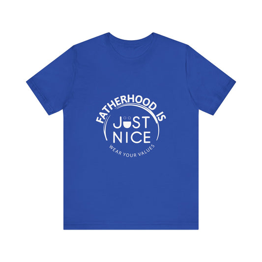 Unisex Jersey Short Sleeve Tee - Present Dad Shirt, Father's Day Gift, Casual Wear, Family T-Shirt, Dad Life Apparel