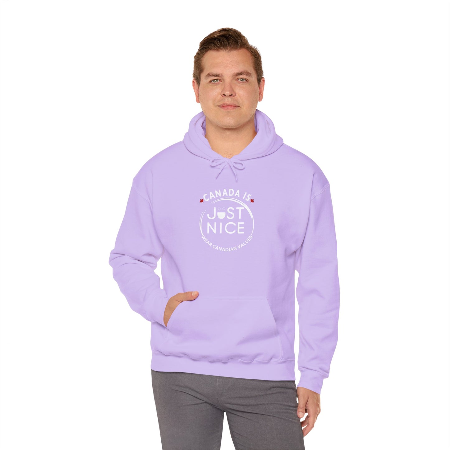 Canada Is Just Nice Hooded Sweatshirt | Unisex Cozy Pullover