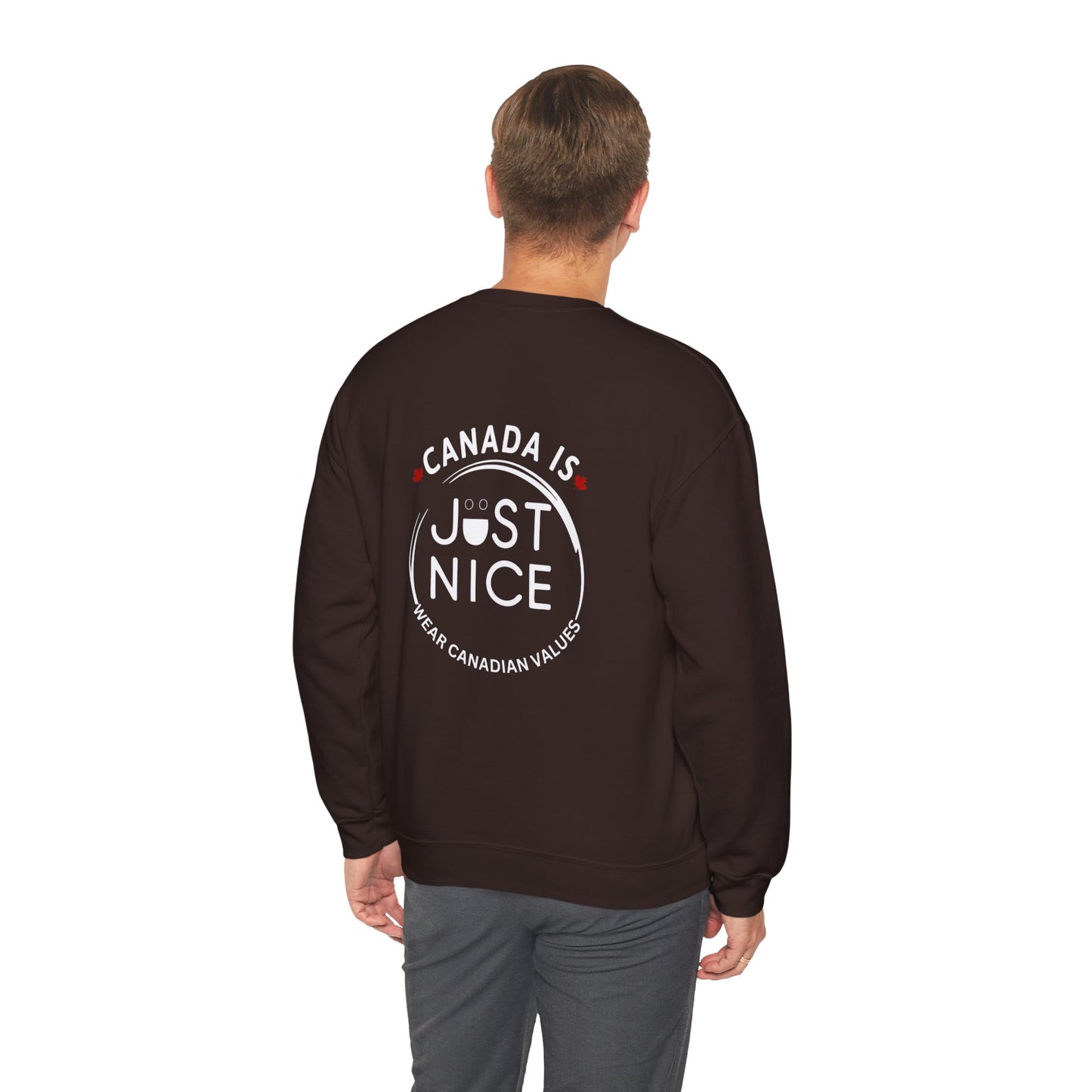 Canada Inspired Unisex Crewneck Sweatshirt - Cozy Fall Style