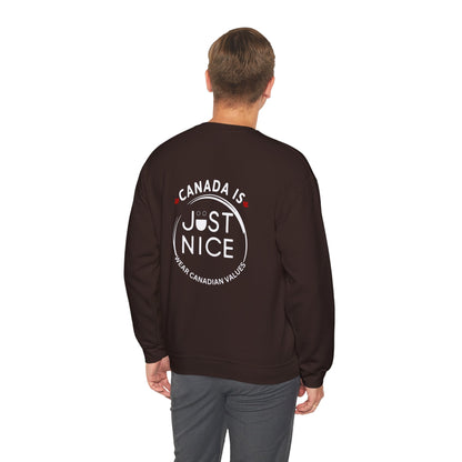 Canada Inspired Unisex Crewneck Sweatshirt - Cozy Fall Style
