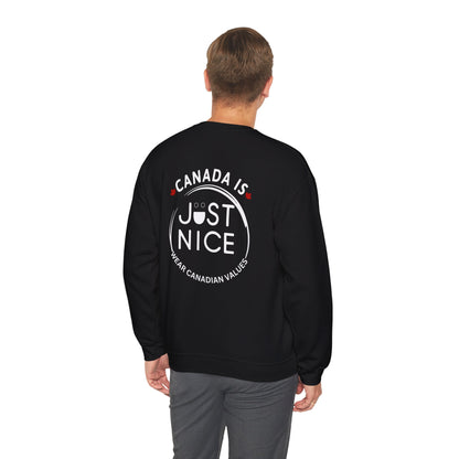 Canada Is Not Nasty Crewneck Sweatshirt - A Cozy Statement Piece for Proud Canadians