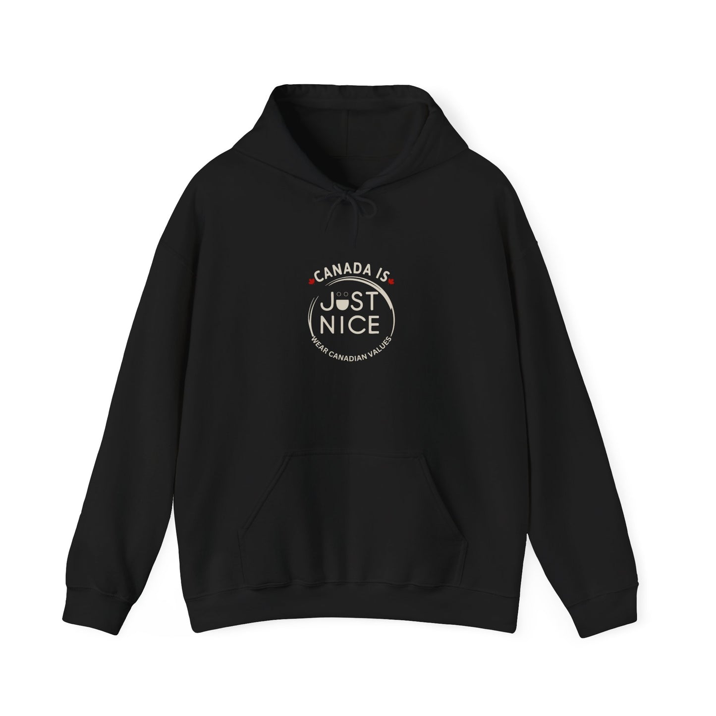 Canada is Just Nice Hoodie, Cozy Sweatshirt for Canada Day, Gift for Friends, Unisex Pullover, Casual Wear, Fall Fashion