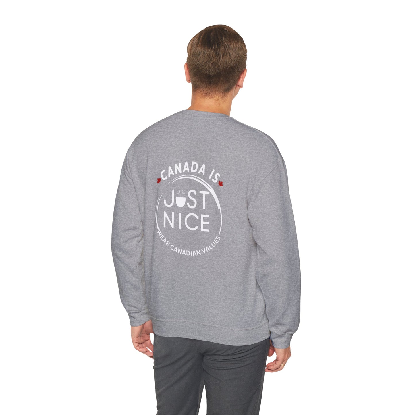 Canada Inspired Unisex Crewneck Sweatshirt - Cozy Fall Style