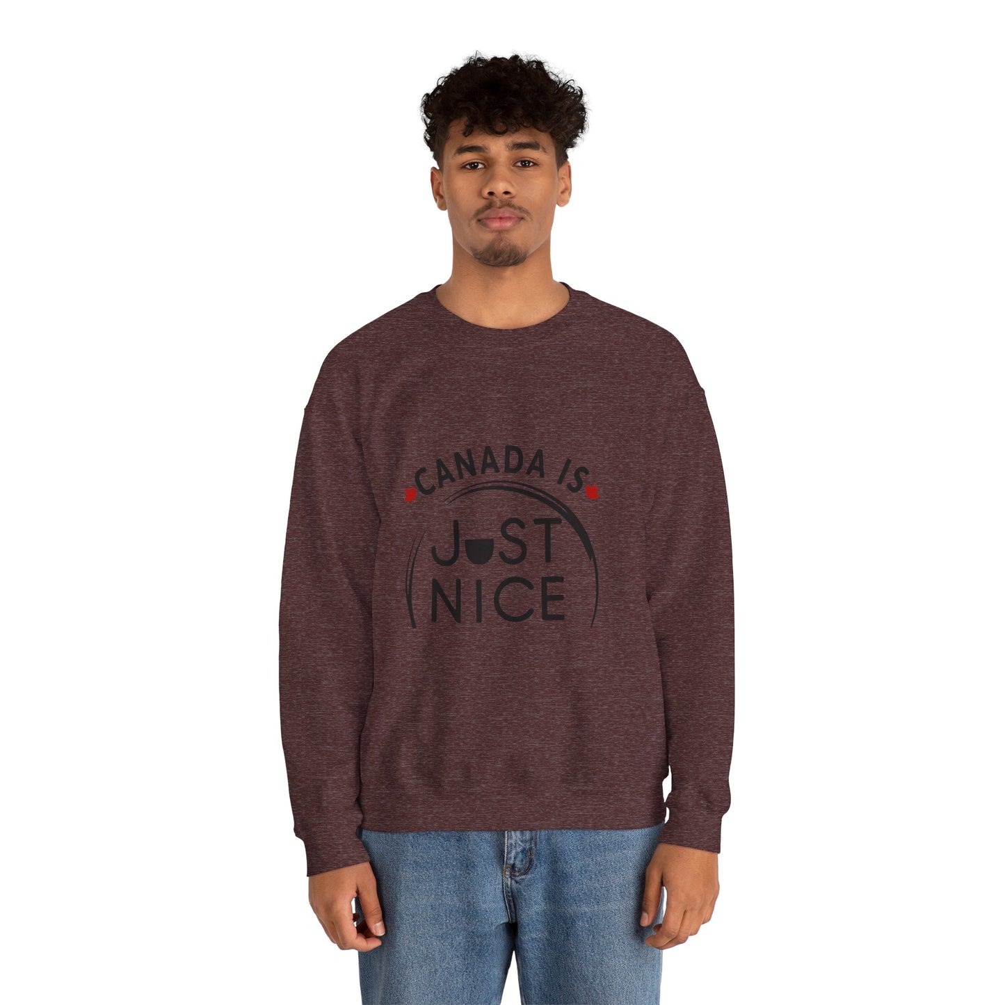 Canada Is Not Nasty Crewneck Sweatshirt - A Cozy Statement Piece for Proud Canadians