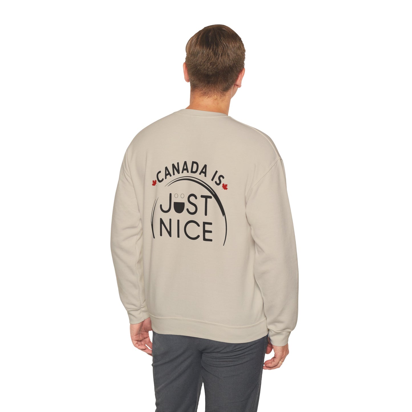 Canada Is Not Nasty Crewneck Sweatshirt - A Cozy Statement Piece for Proud Canadians