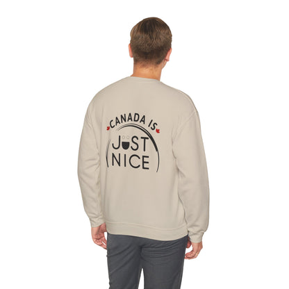 Canada Is Not Nasty Crewneck Sweatshirt - A Cozy Statement Piece for Proud Canadians