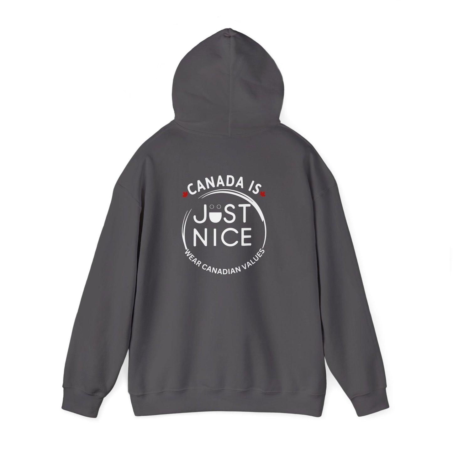 Canada Is Just Nice Hooded Sweatshirt | Unisex Cozy Pullover