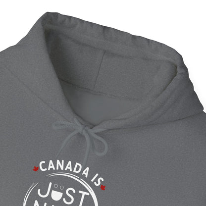Canada Is Just Nice Hooded Sweatshirt | Unisex Cozy Pullover