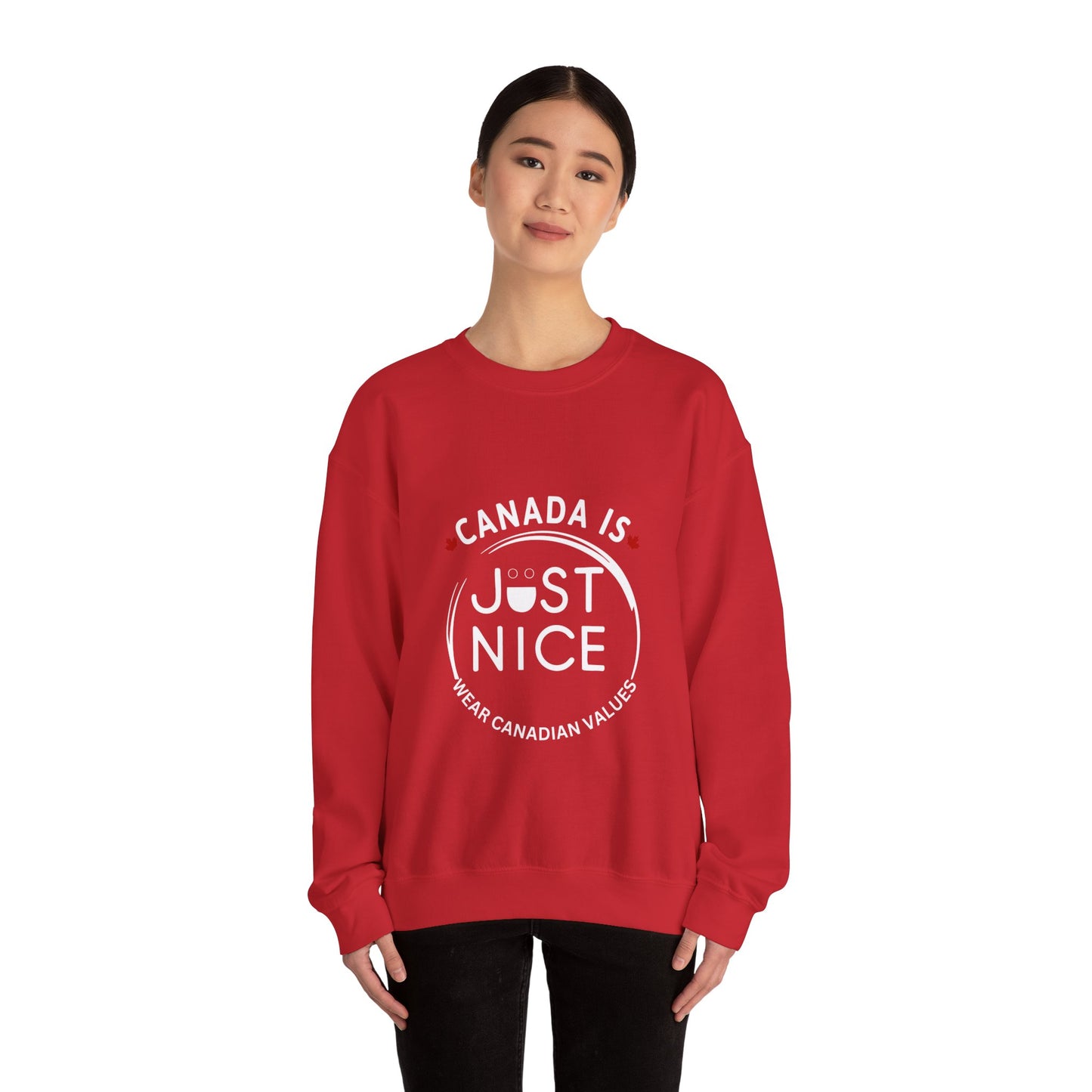Canada Inspired Unisex Crewneck Sweatshirt - Cozy Fall Style