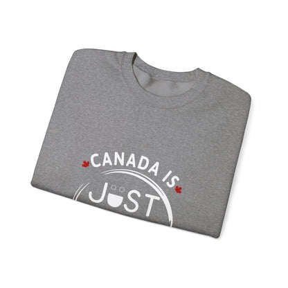 Canada Inspired Unisex Crewneck Sweatshirt - Cozy Fall Style