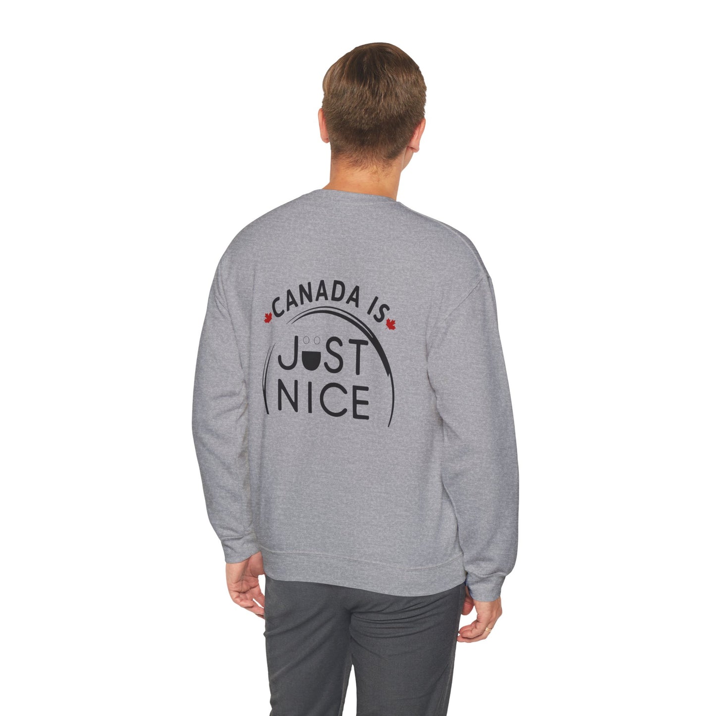 Canada Is Not Nasty Crewneck Sweatshirt - A Cozy Statement Piece for Proud Canadians