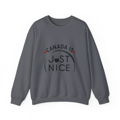 Canada Is Not Nasty Crewneck Sweatshirt - A Cozy Statement Piece for Proud Canadians