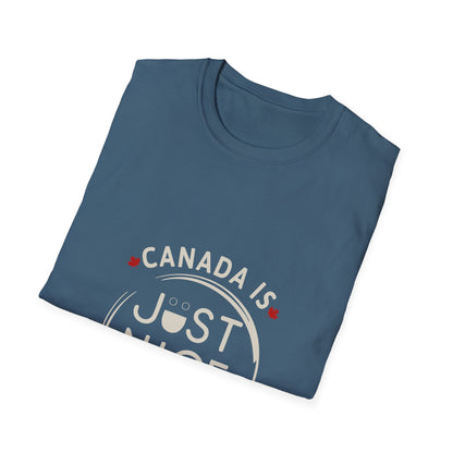 Unisex Softstyle T-Shirt - "Canada is Just Nice" Maple Leaf Design