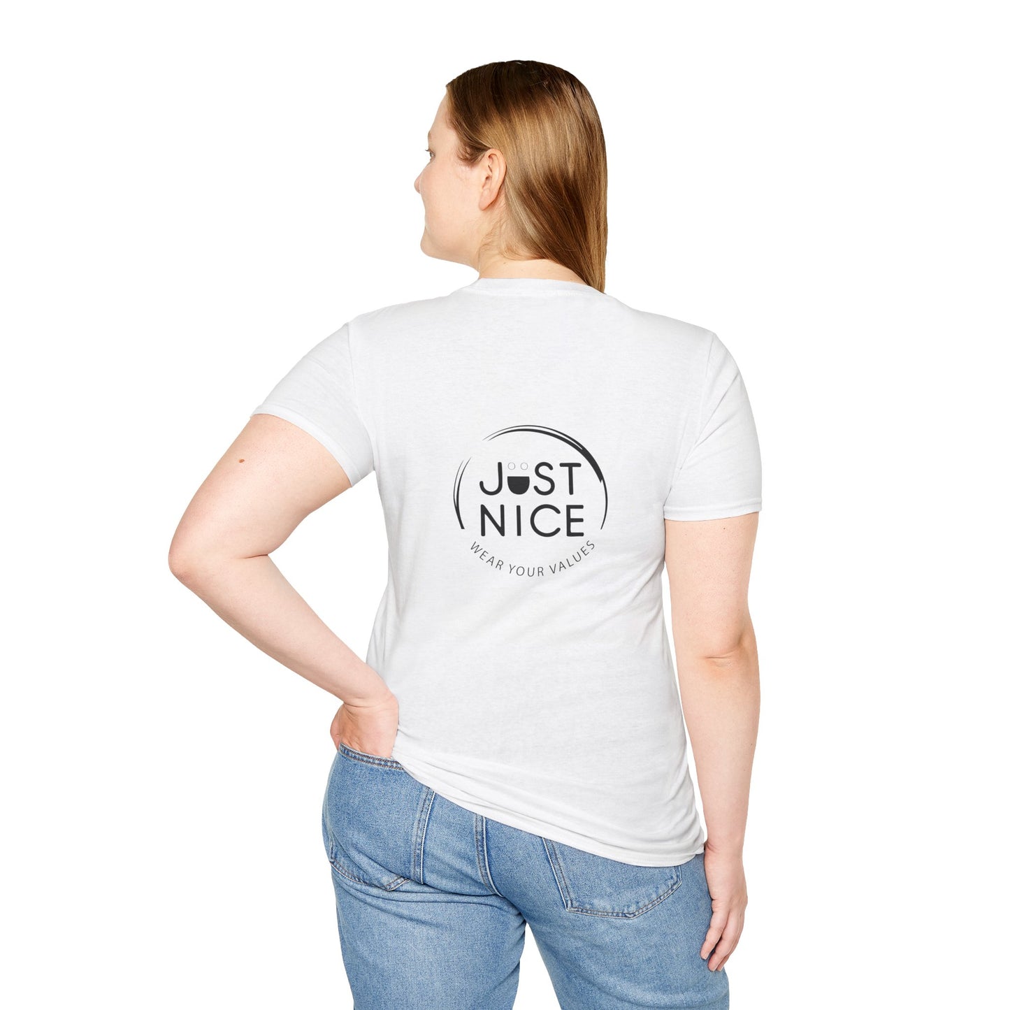 Unisex Softstyle T-Shirt - "Canada is Just Nice" Maple Leaf Design