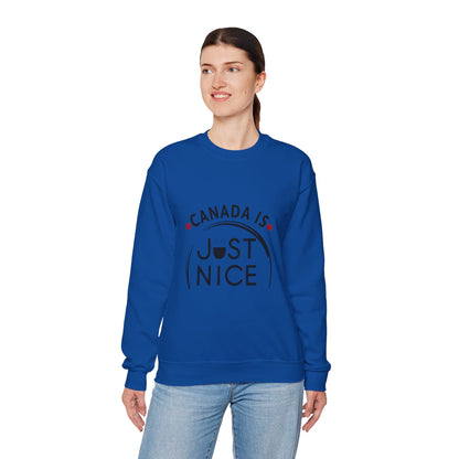 Canada Is Not Nasty Crewneck Sweatshirt - A Cozy Statement Piece for Proud Canadians