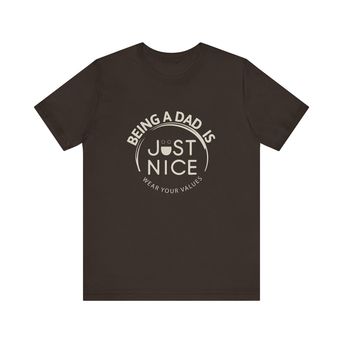 Unisex Dad Values Tee - Perfect Gift for Fathers, Casual Wear, Thoughtful Present, Father's Day, Family Gatherings
