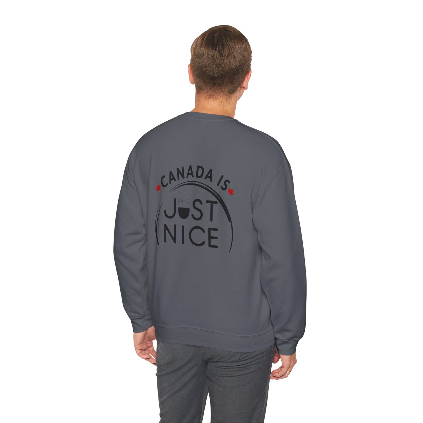 Canada Is Not Nasty Crewneck Sweatshirt - A Cozy Statement Piece for Proud Canadians