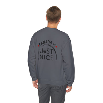 Canada Is Not Nasty Crewneck Sweatshirt - A Cozy Statement Piece for Proud Canadians