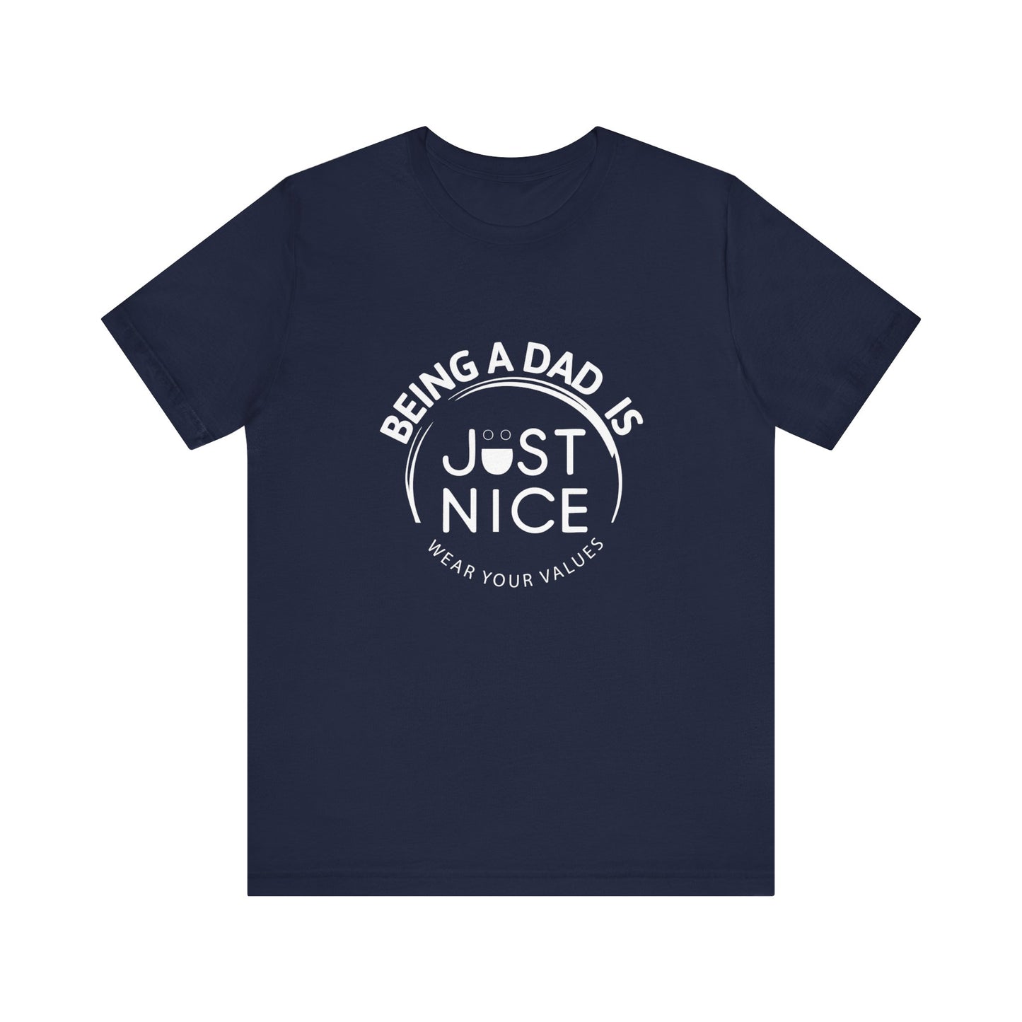 Dad Vibes Short Sleeve Tee - Perfect Gift for Father's Day, Comfortable Casual Wear, Unisex Tee for Dad