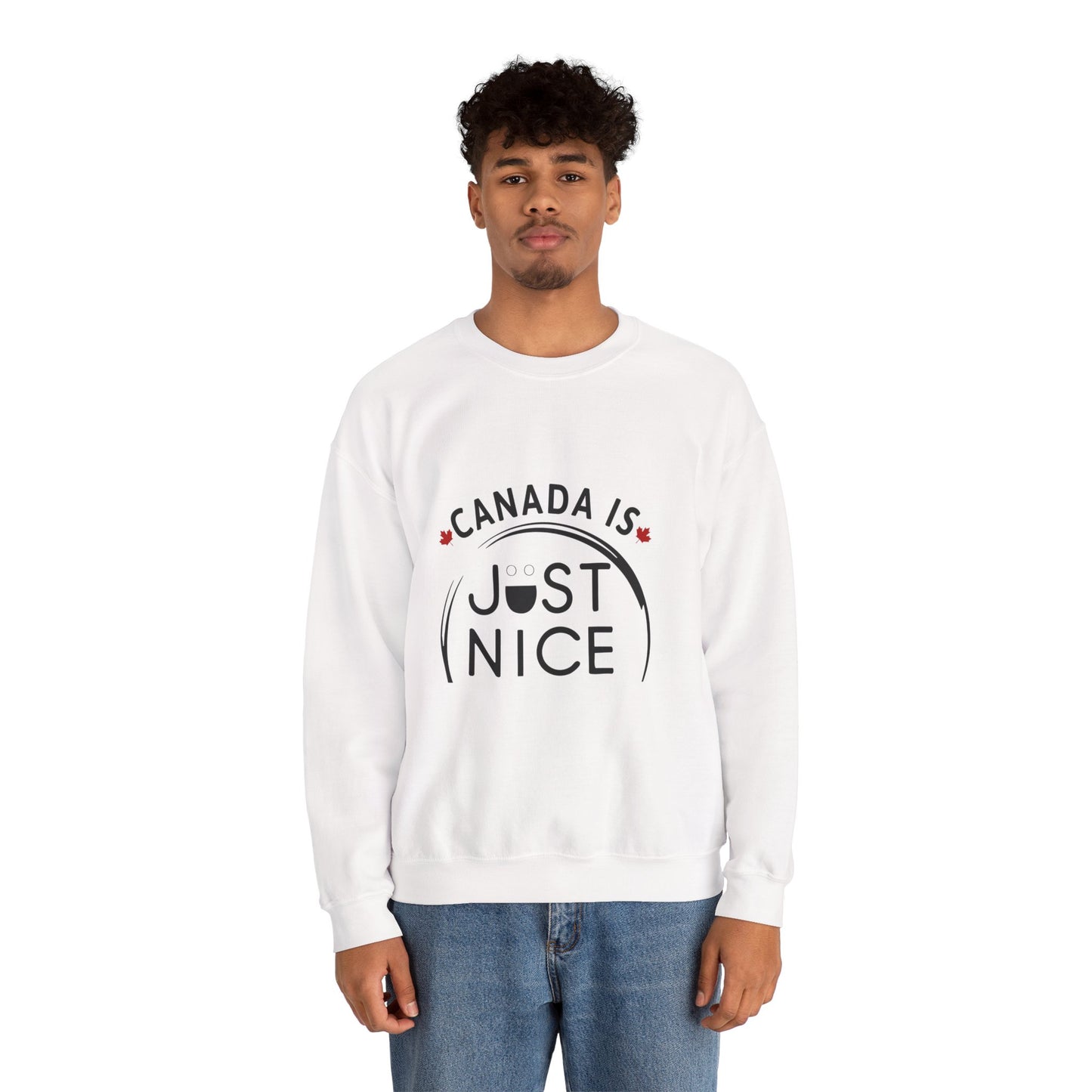 Canada Is Not Nasty Crewneck Sweatshirt - A Cozy Statement Piece for Proud Canadians