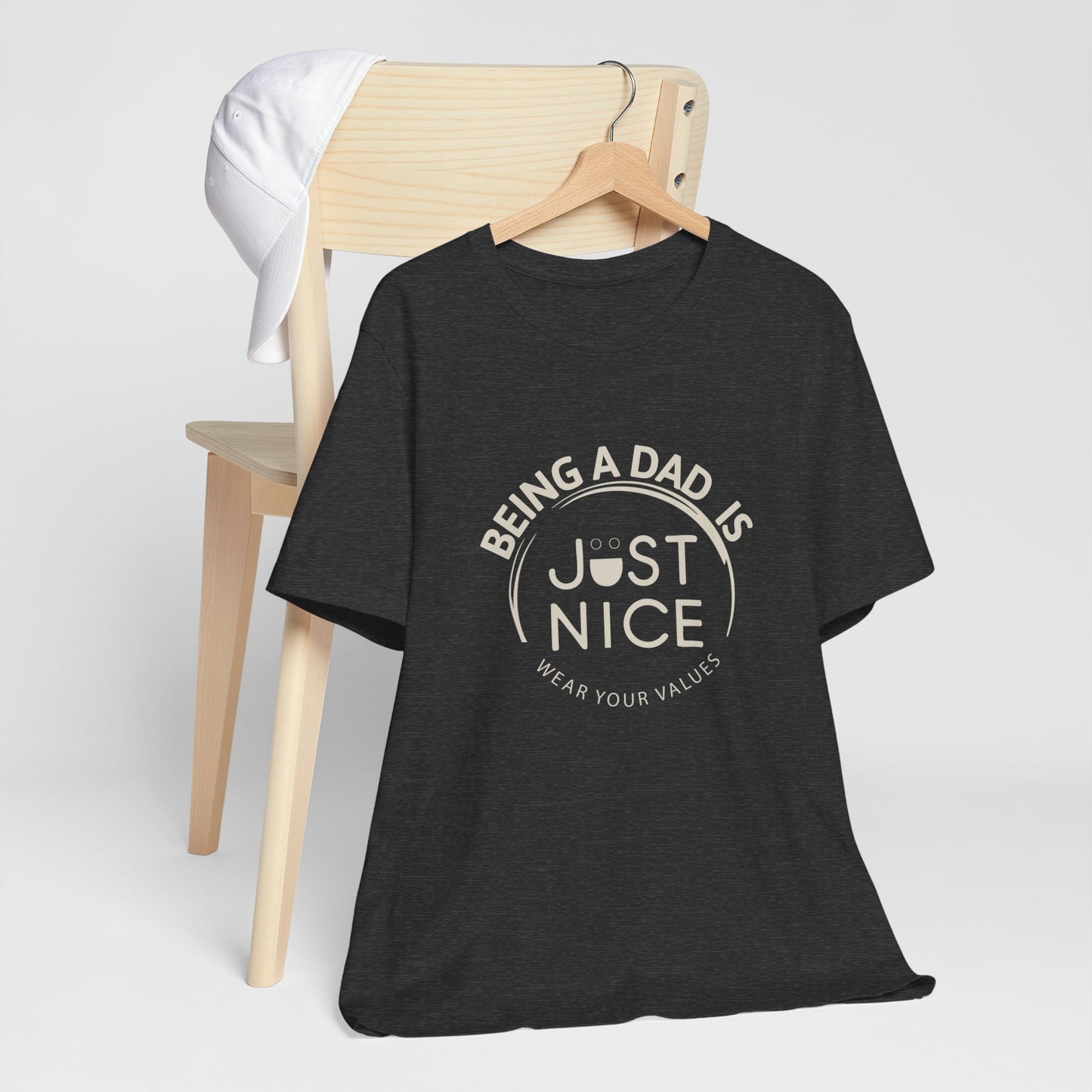 Unisex Dad Values Tee - Perfect Gift for Fathers, Casual Wear, Thoughtful Present, Father's Day, Family Gatherings