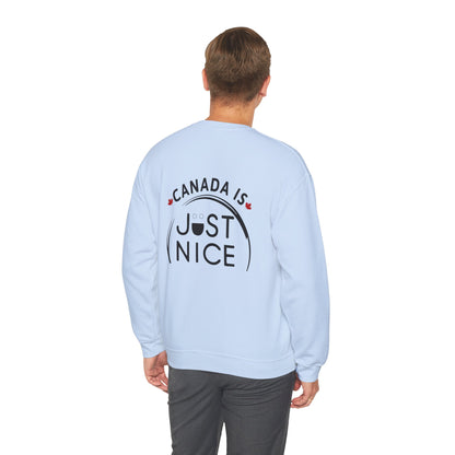 Canada Is Not Nasty Crewneck Sweatshirt - A Cozy Statement Piece for Proud Canadians