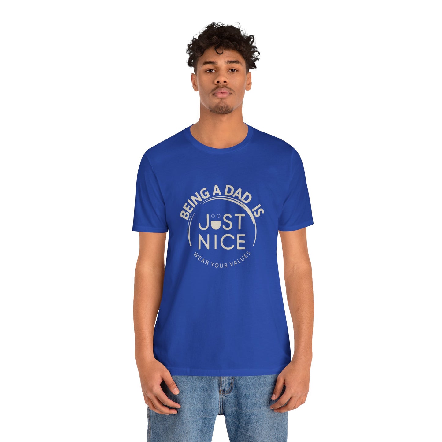 Unisex Dad Values Tee - Perfect Gift for Fathers, Casual Wear, Thoughtful Present, Father's Day, Family Gatherings