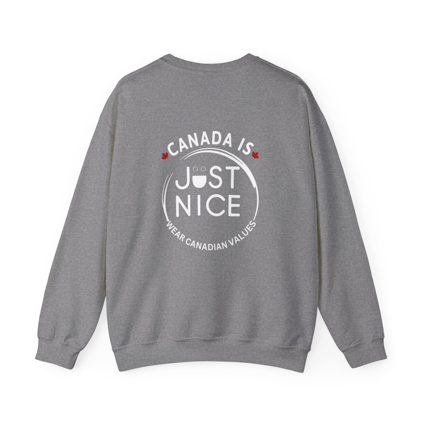 Canada Inspired Unisex Crewneck Sweatshirt - Cozy Fall Style