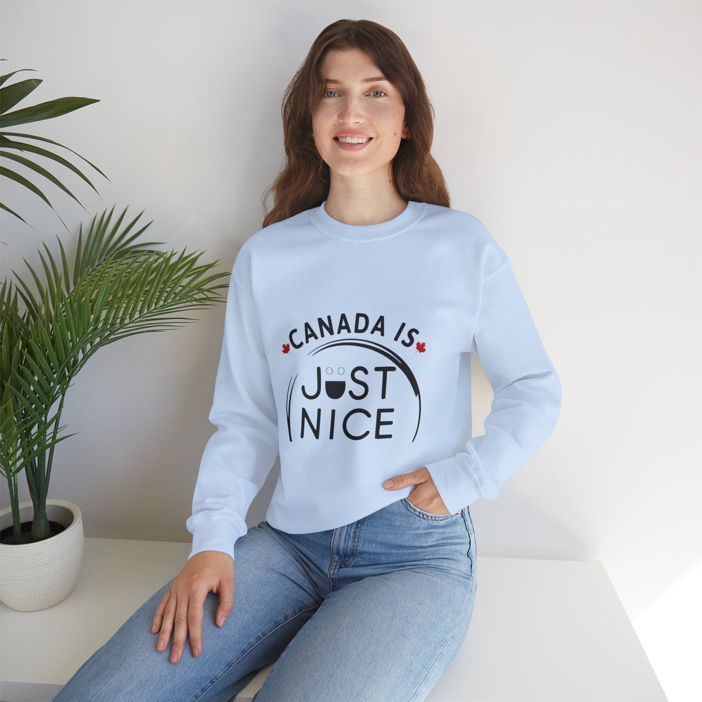 Canada Is Not Nasty Crewneck Sweatshirt - A Cozy Statement Piece for Proud Canadians