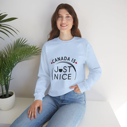 Canada Is Not Nasty Crewneck Sweatshirt - A Cozy Statement Piece for Proud Canadians