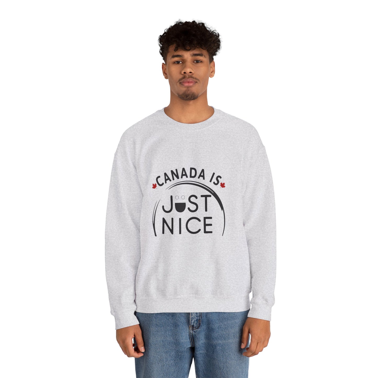 Canada Is Not Nasty Crewneck Sweatshirt - A Cozy Statement Piece for Proud Canadians
