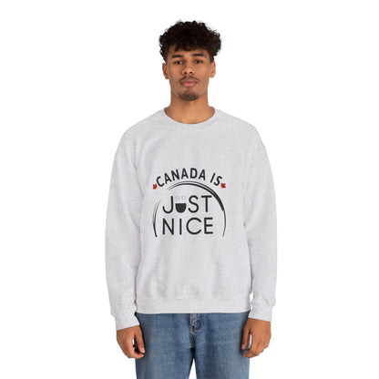 Canada Is Not Nasty Crewneck Sweatshirt - A Cozy Statement Piece for Proud Canadians