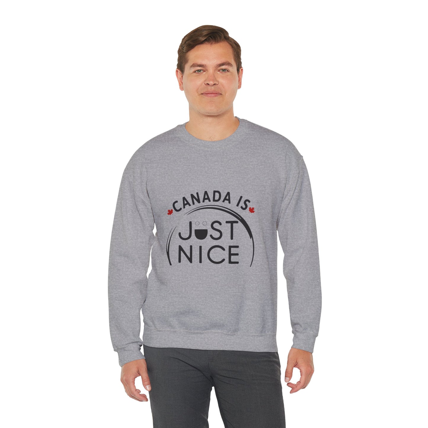 Canada Is Not Nasty Crewneck Sweatshirt - A Cozy Statement Piece for Proud Canadians