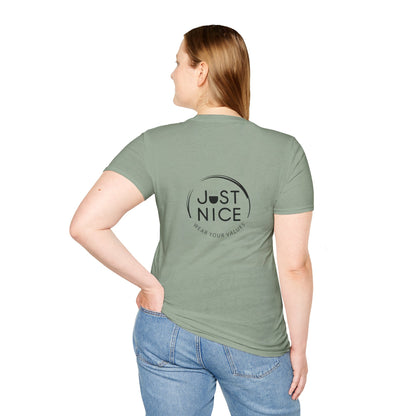 Unisex Softstyle T-Shirt - "Canada is Just Nice" Maple Leaf Design
