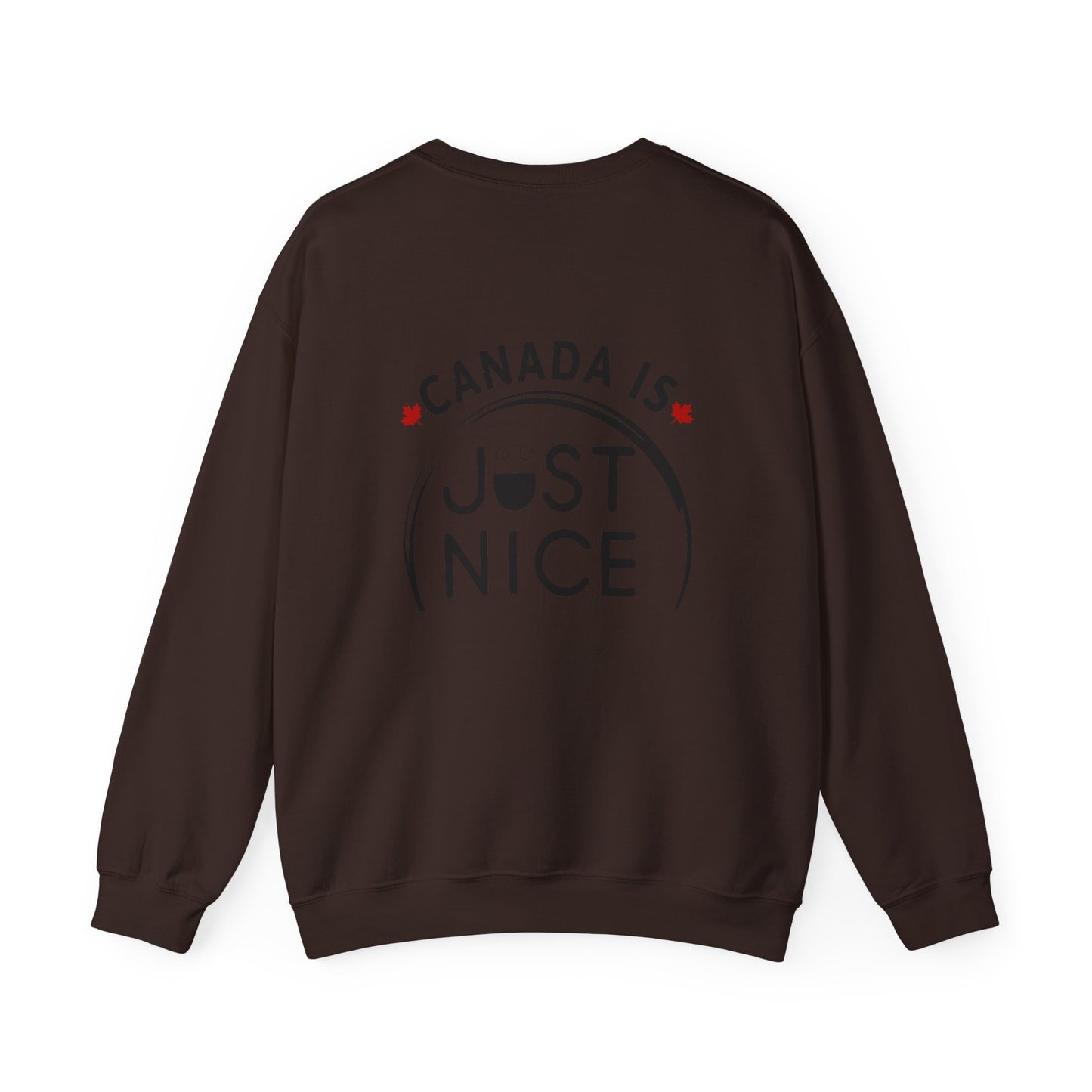 Canada Is Not Nasty Crewneck Sweatshirt - A Cozy Statement Piece for Proud Canadians