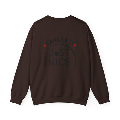 Canada Is Not Nasty Crewneck Sweatshirt - A Cozy Statement Piece for Proud Canadians